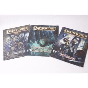 Pathfinder Game Book Lot Paizo Guide Handbook Dangeoneer Hero ~ 260302-WH 1015